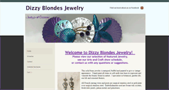 Desktop Screenshot of dizzyblondesjewelry.com